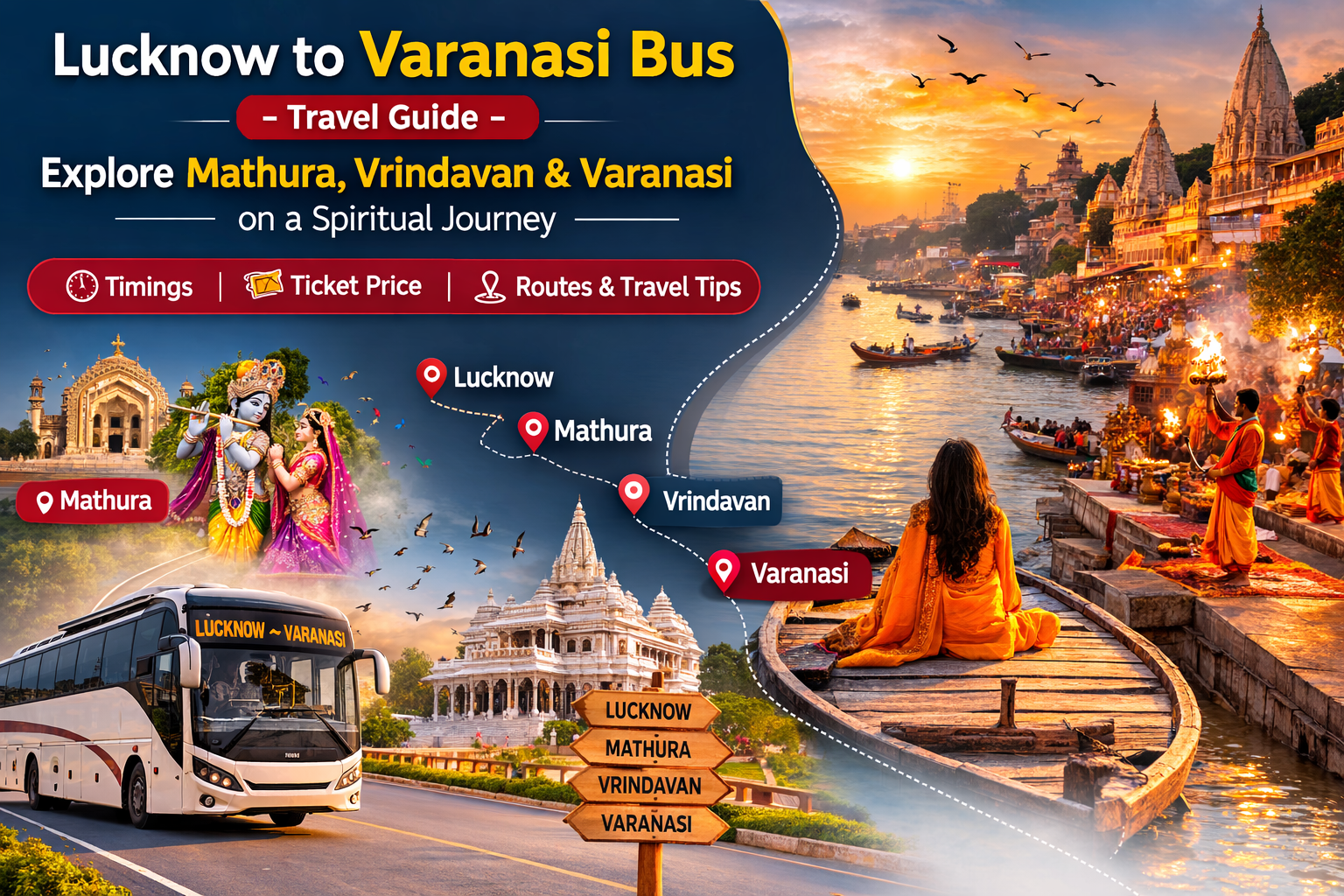 Lucknow to Varanasi Bus