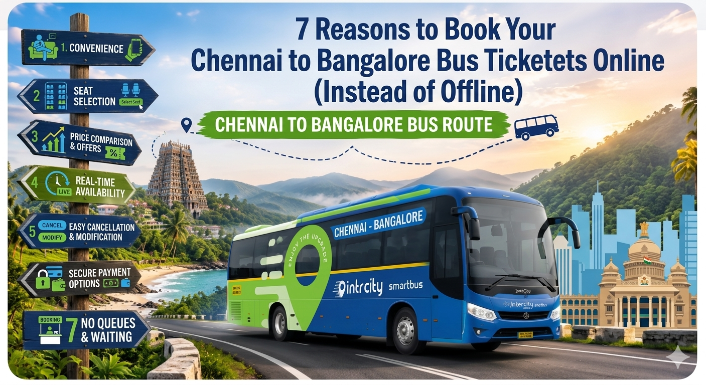 Chennai to Bangalore bus, Bus Ticket, Smart Bus, Volvo Bus,