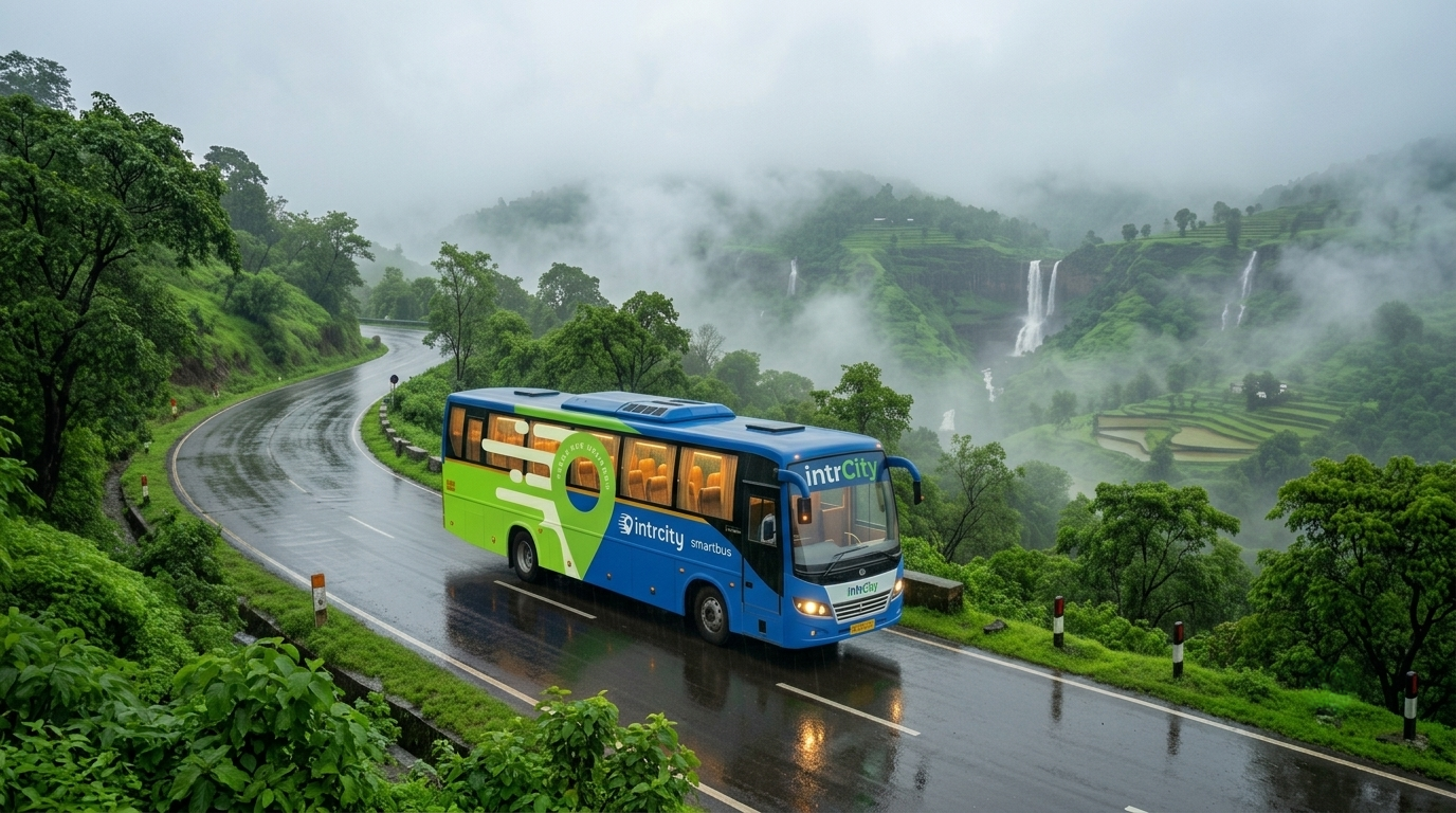 Best Bus Trip in Monsoon