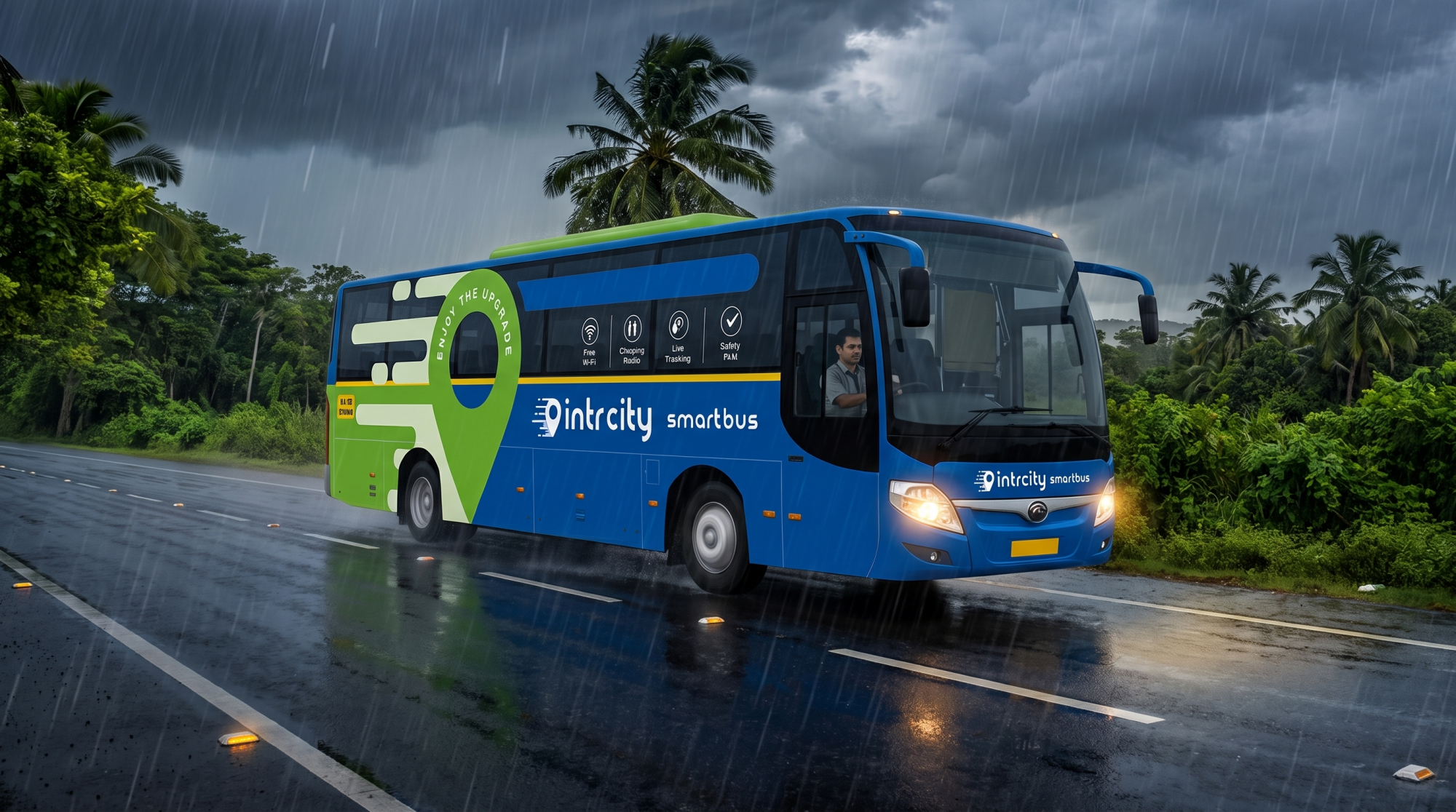 Bus Travel in Monsoon